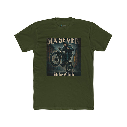 Six Seven E-Bike Club Tee — Vintage Rider Graphic T-Shirt