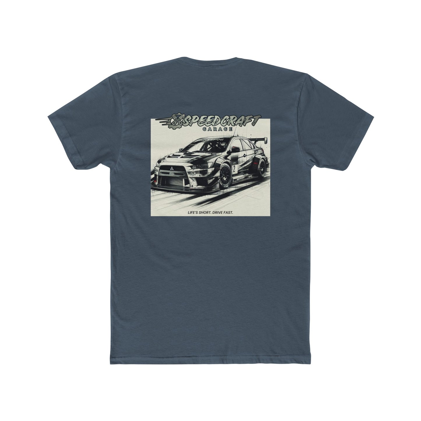 Evo 8 Lancer Inspired Race Car T-Shirt | Life's Short Drive Fast!!