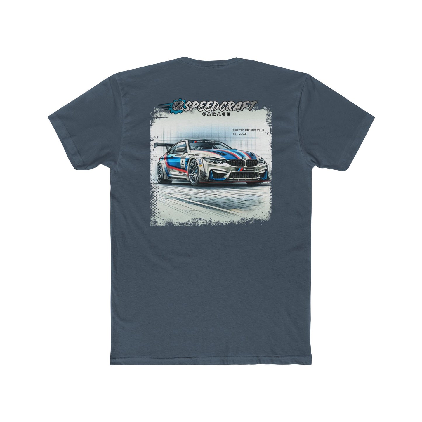 BMW M4 Inspired Race Car T-Shirt | Spirited Driving Club