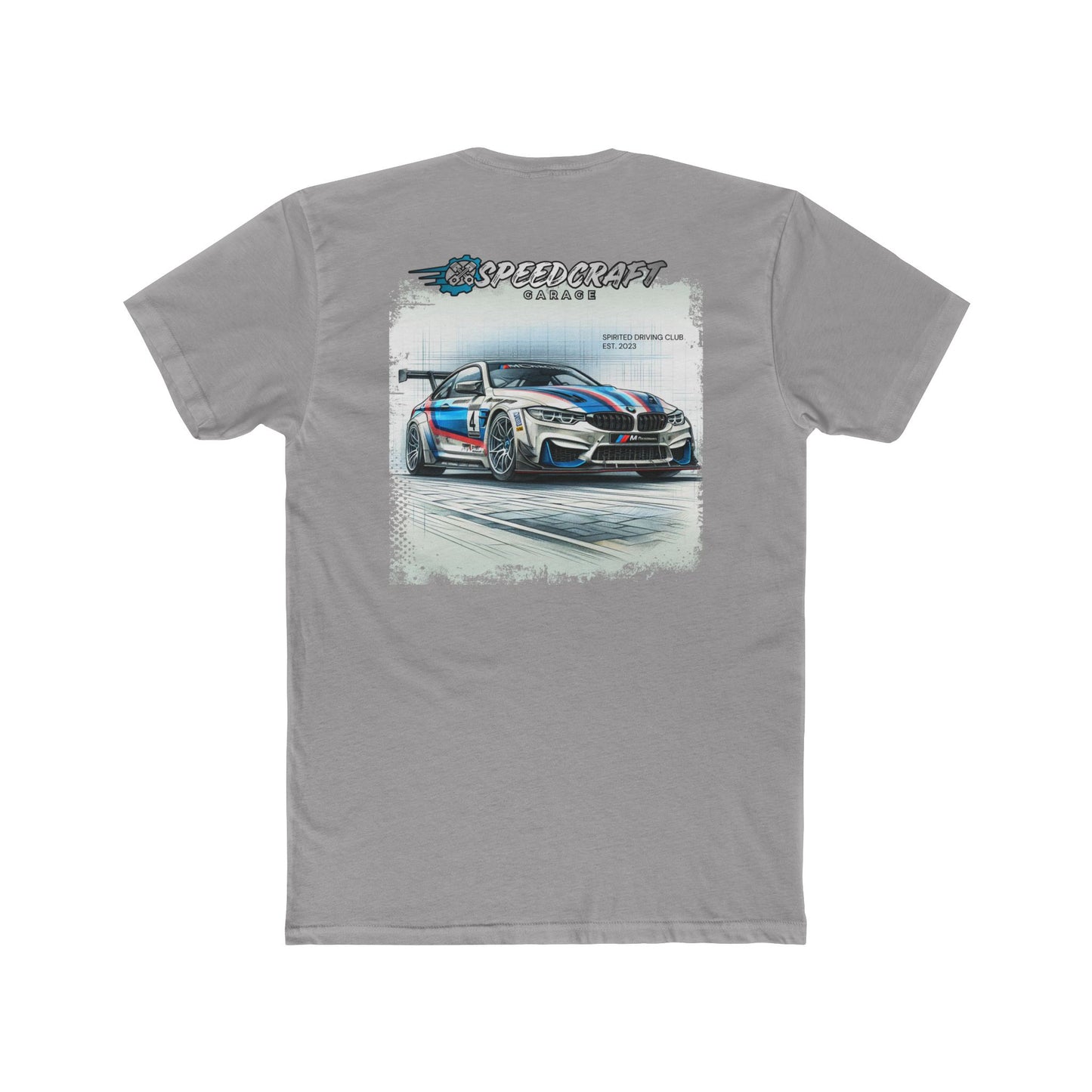 BMW M4 Inspired Race Car T-Shirt | Spirited Driving Club