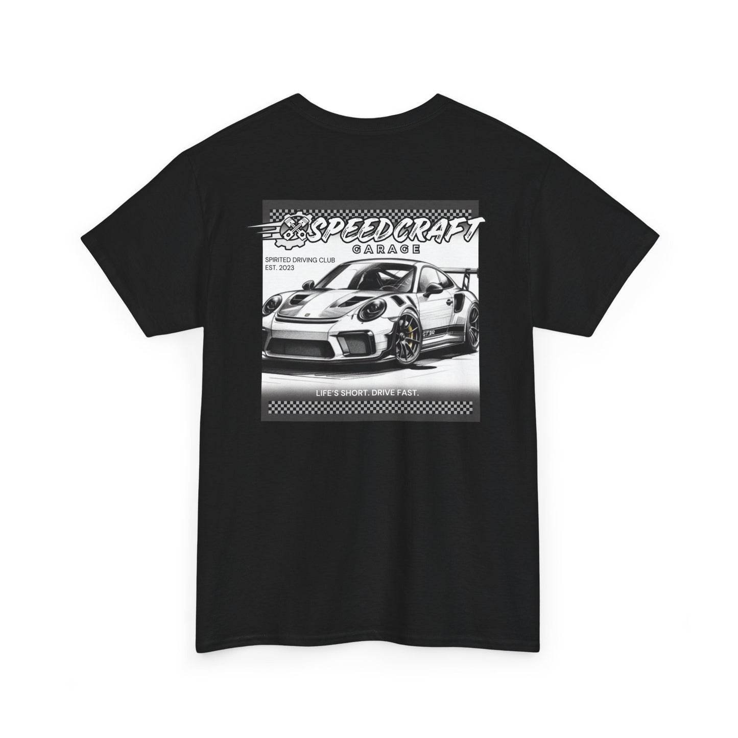 Porsche GT3 Inspired Racing T-Shirt | Life's Short. Drive Fast.