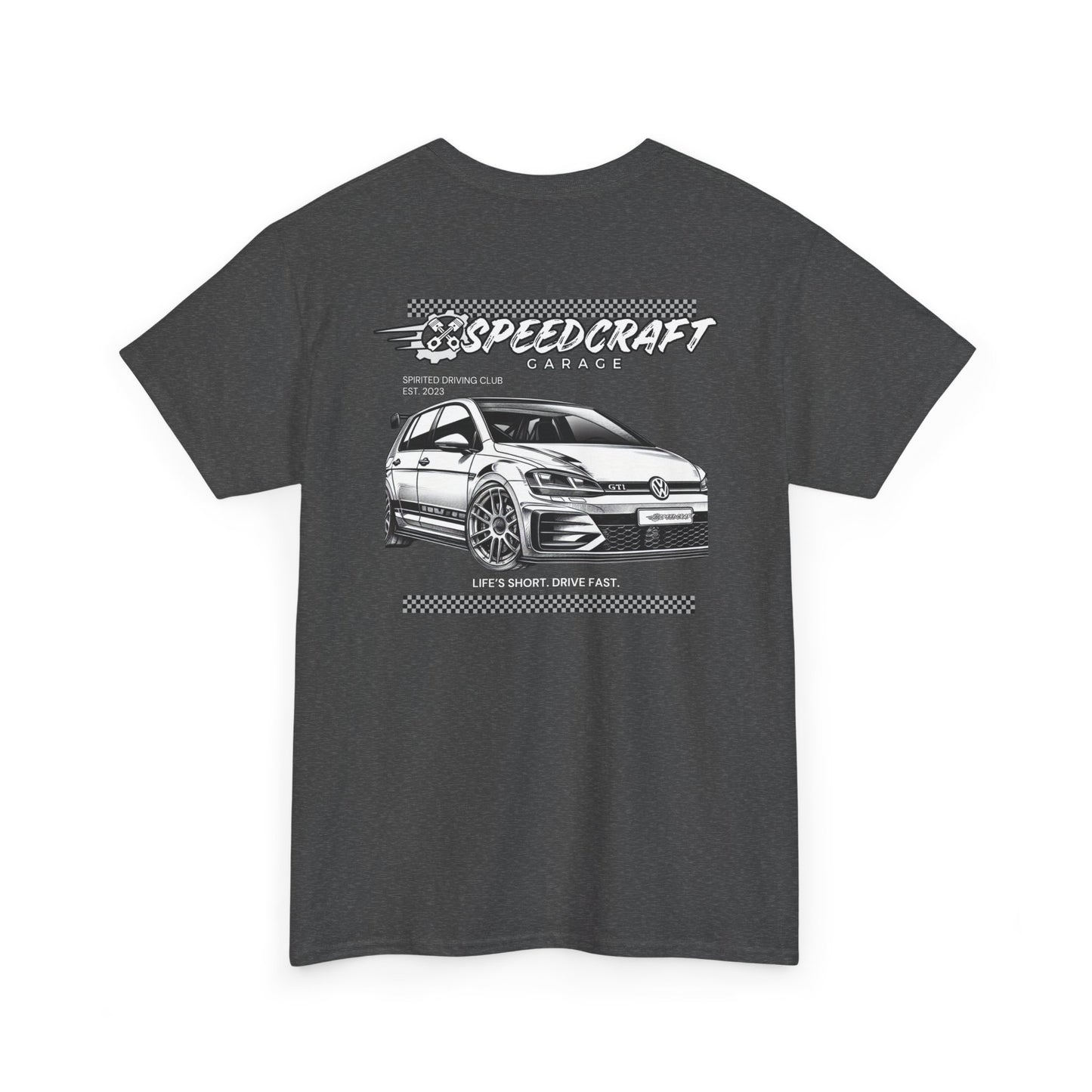 VW GTi Inspired Racing T-Shirt | Life's Short. Drive Fast.
