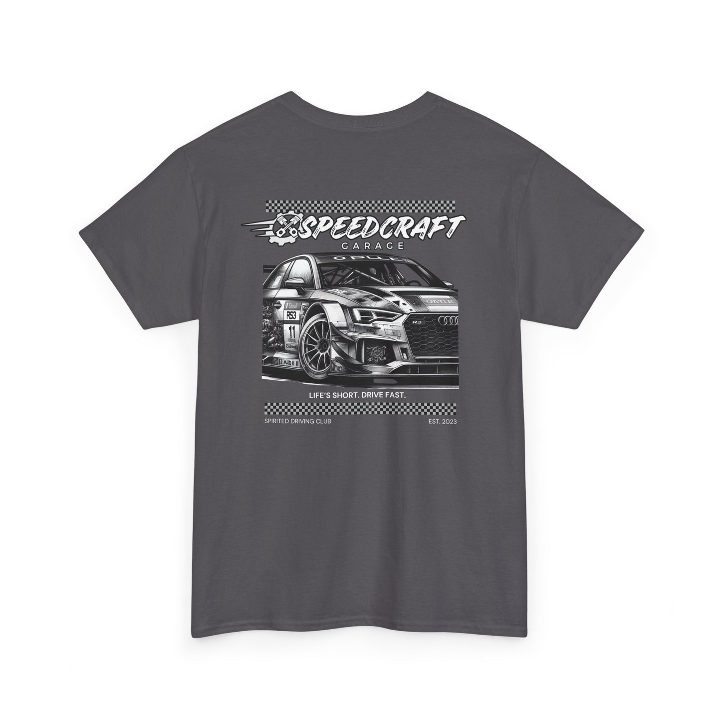 RS3 Racing T-Shirt | Life's Short. Drive Fast.