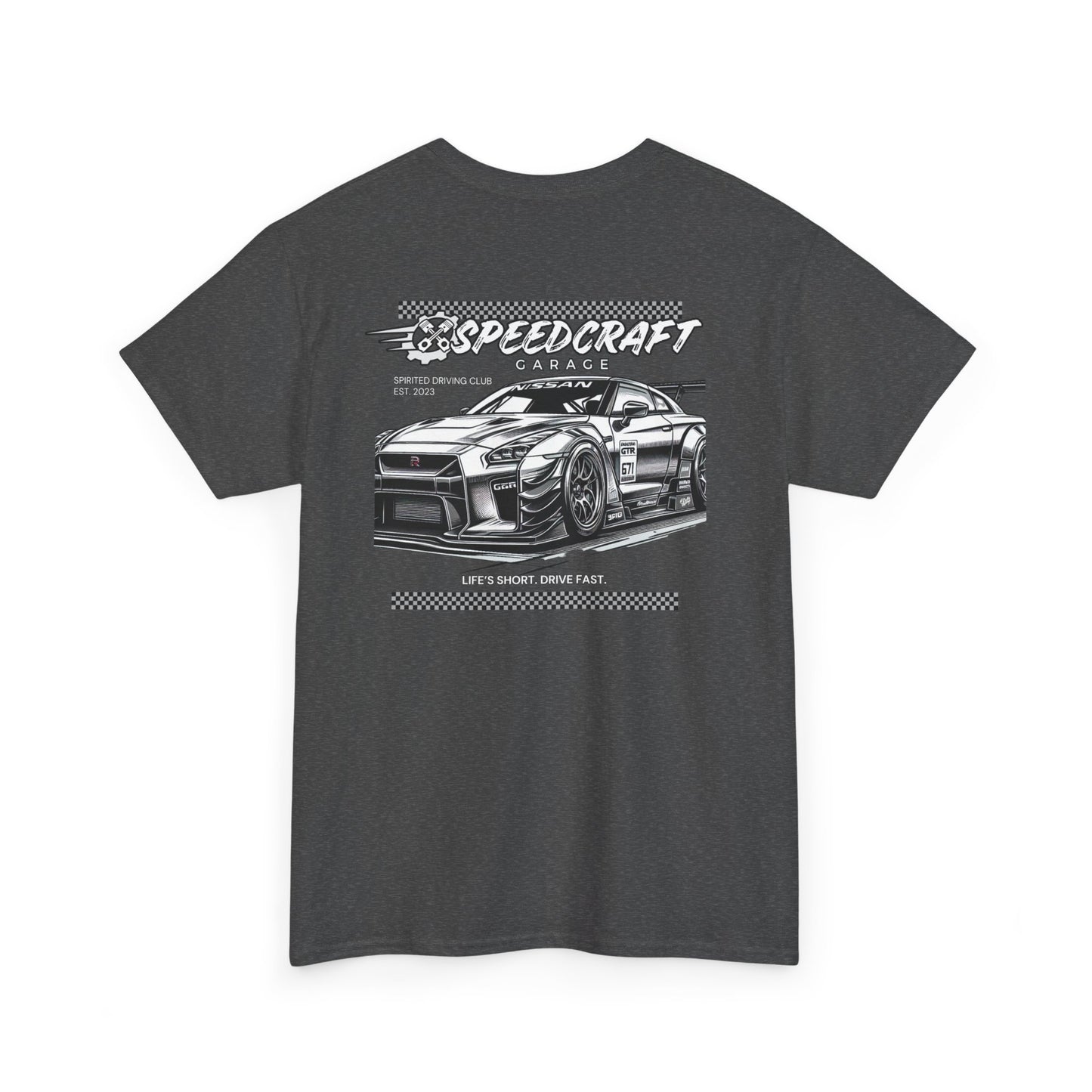 Nissan Skyline GTR Inspired Racing T-Shirt | Life's Short. Drive Fast.
