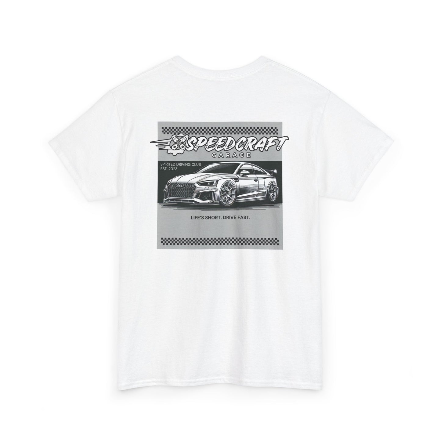 Life's Short. Drive Fast. RS5 Themed Racing T-Shirt