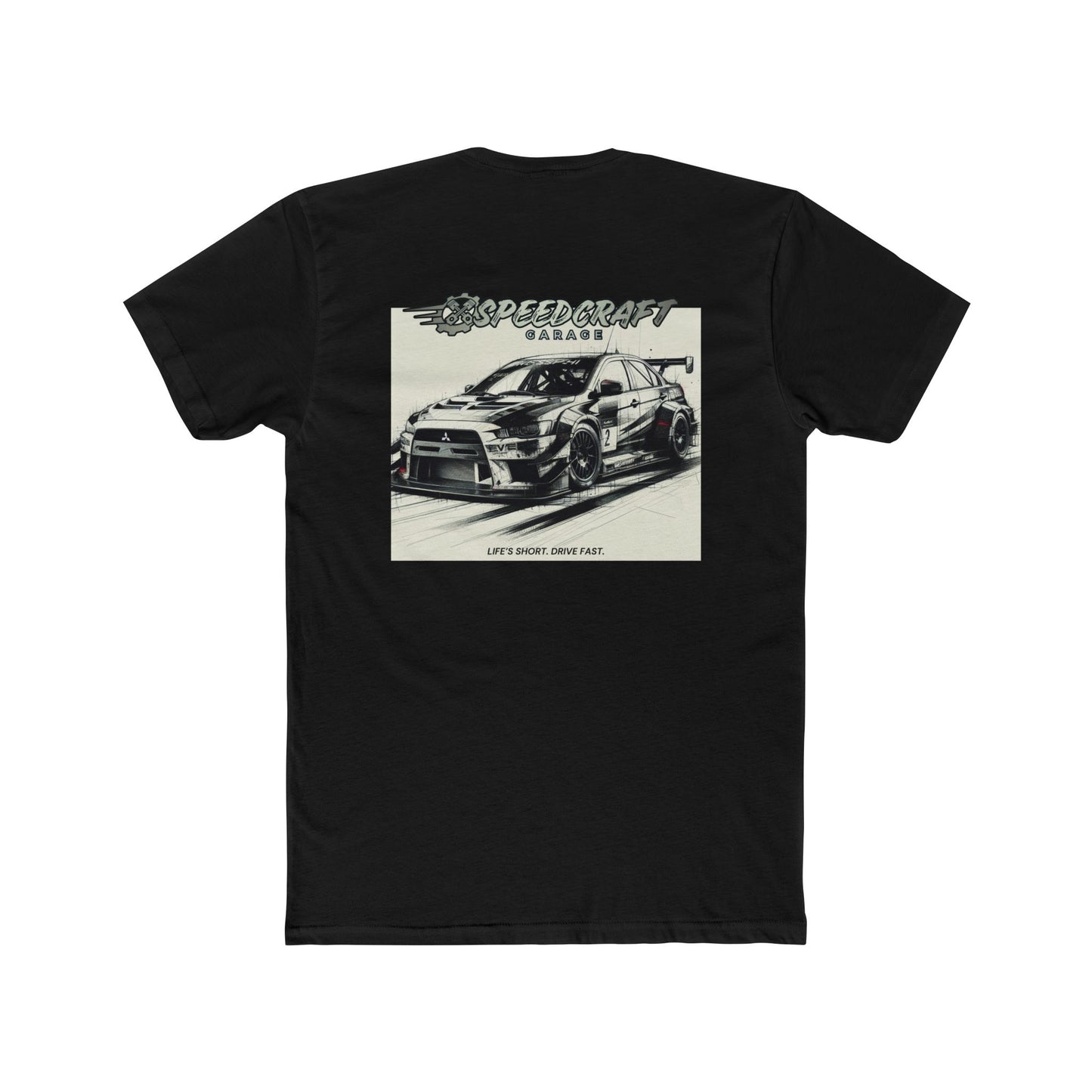 Evo 8 Lancer Inspired Race Car T-Shirt | Life's Short Drive Fast!!