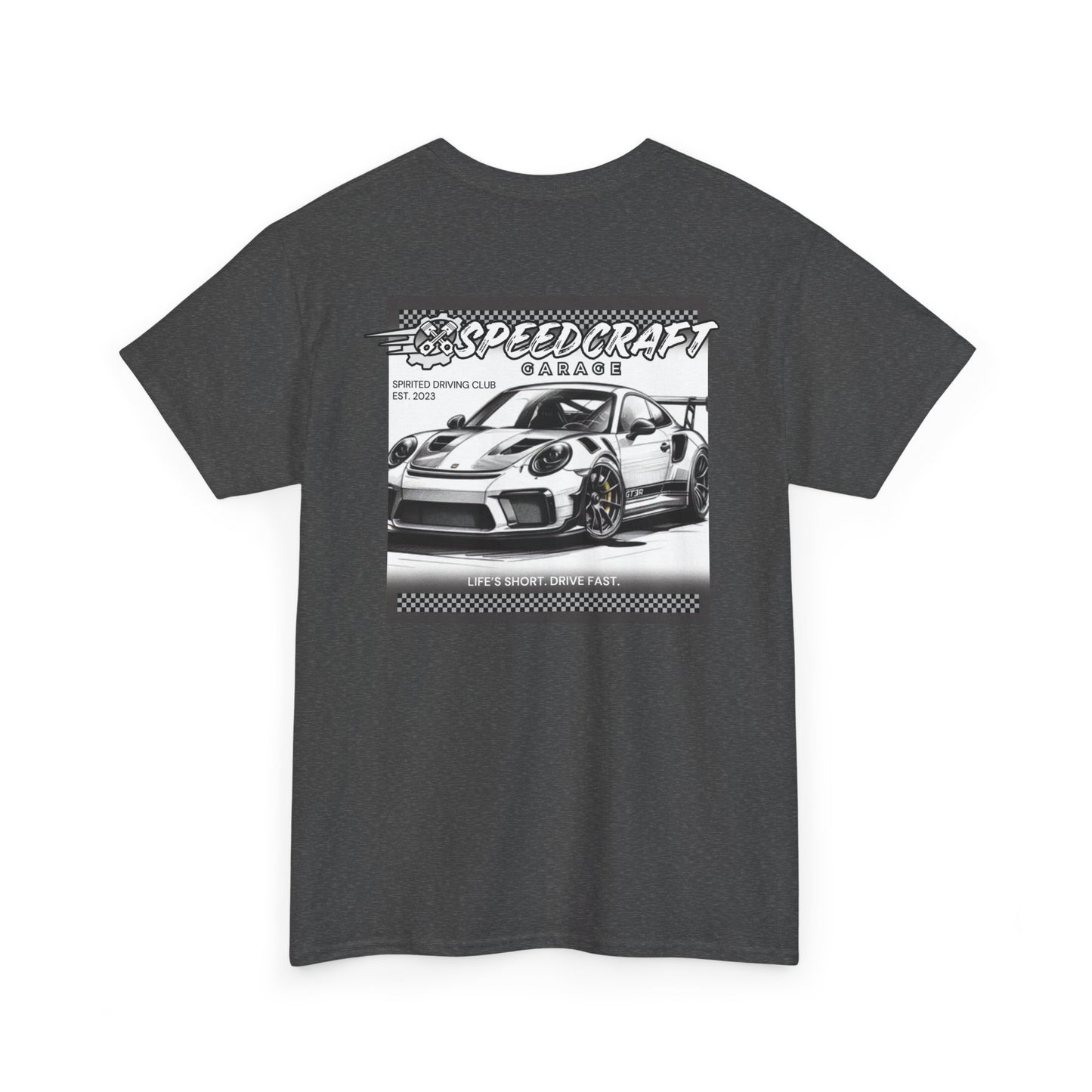 Porsche GT3 Inspired Racing T-Shirt | Life's Short. Drive Fast.
