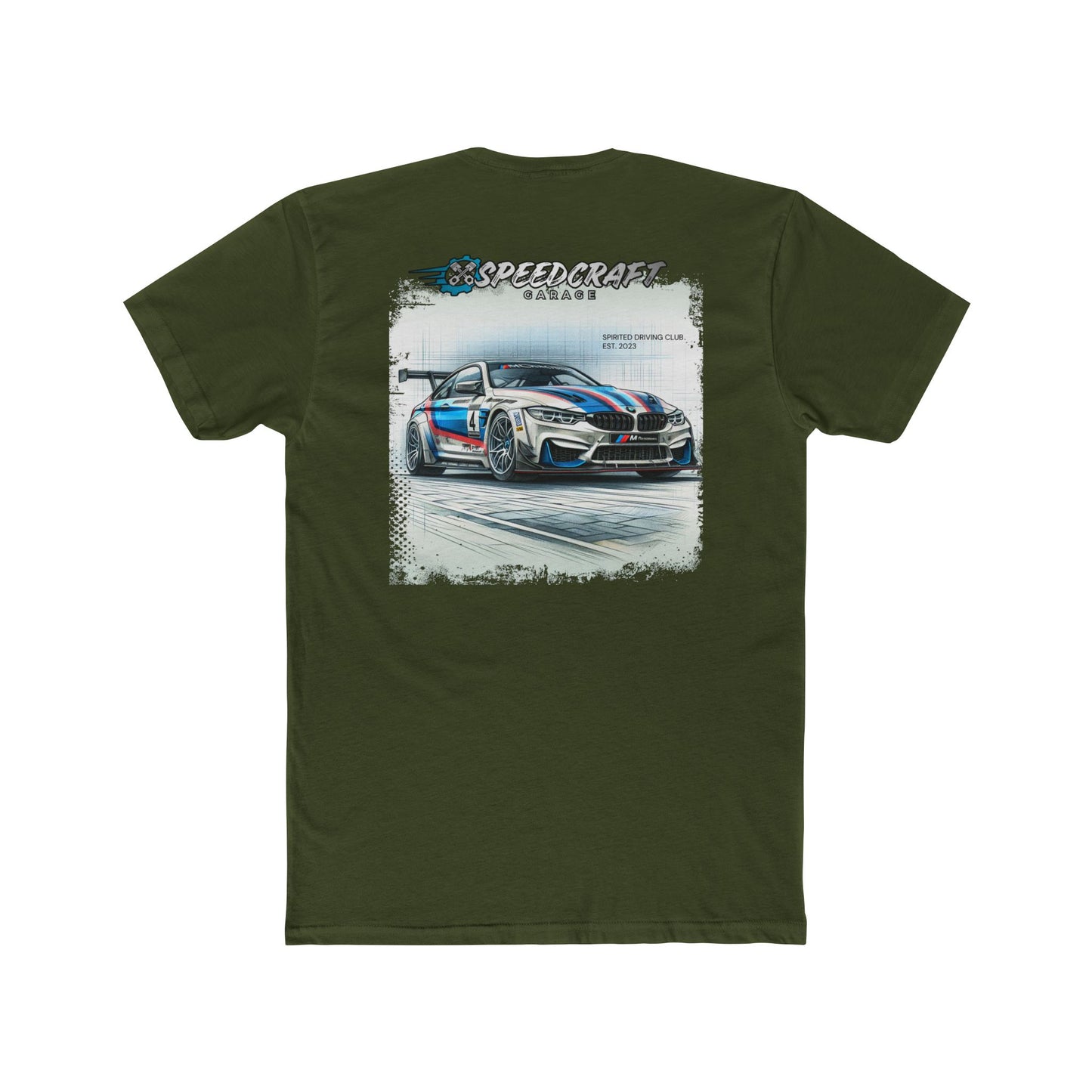 BMW M4 Inspired Race Car T-Shirt | Spirited Driving Club
