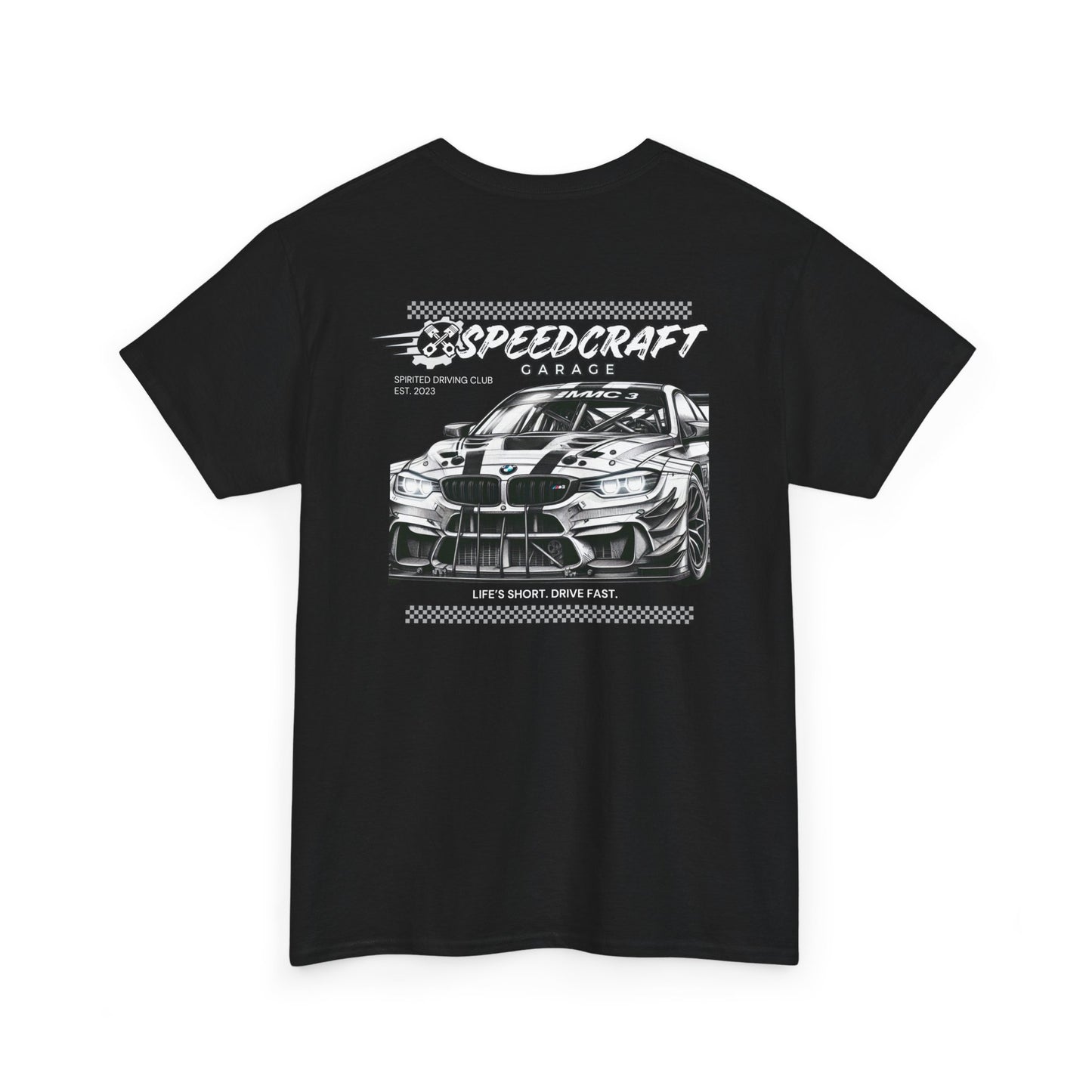 BMW M3 Inspired Racing T-Shirt | Life's Short. Drive Fast.
