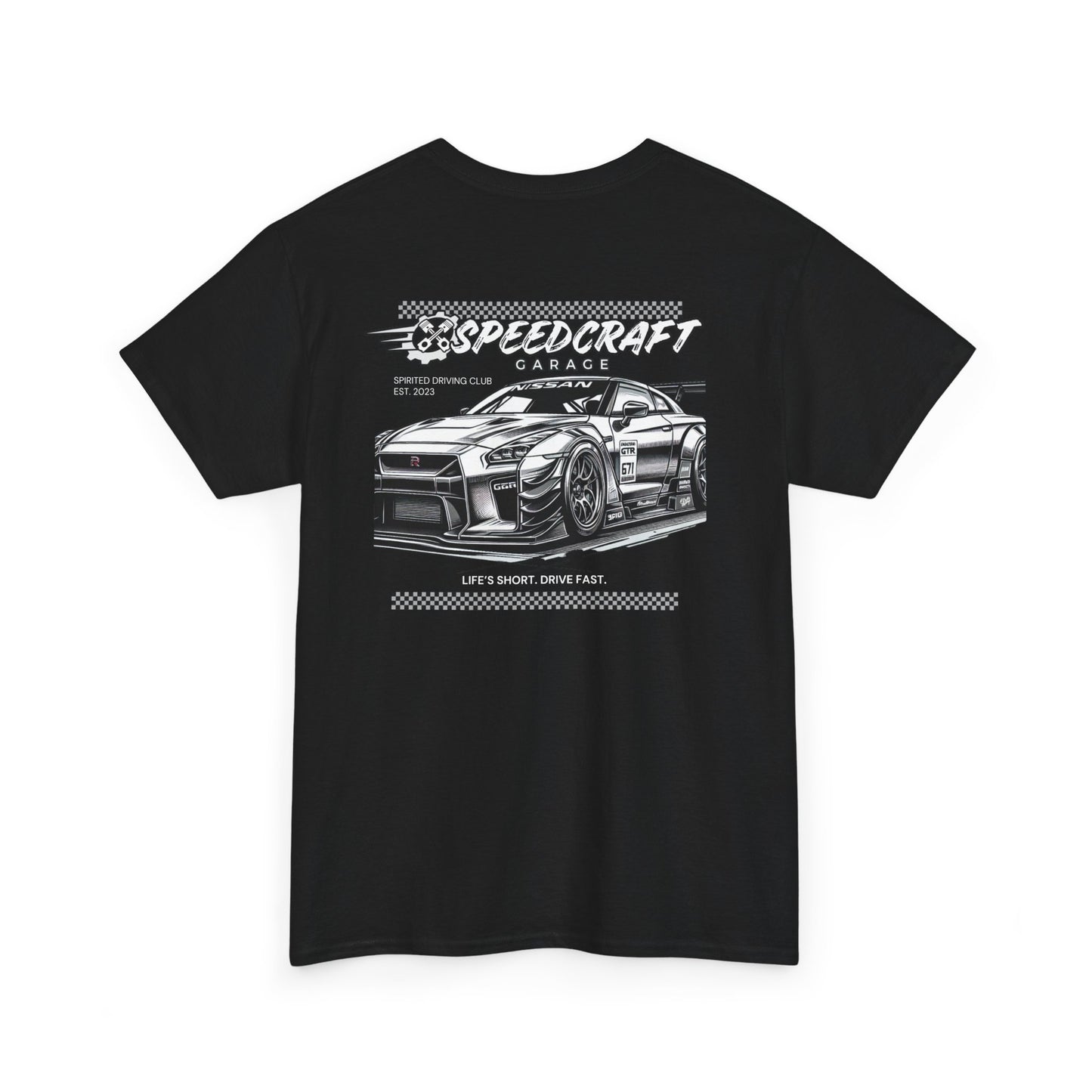 Nissan Skyline GTR Inspired Racing T-Shirt | Life's Short. Drive Fast.