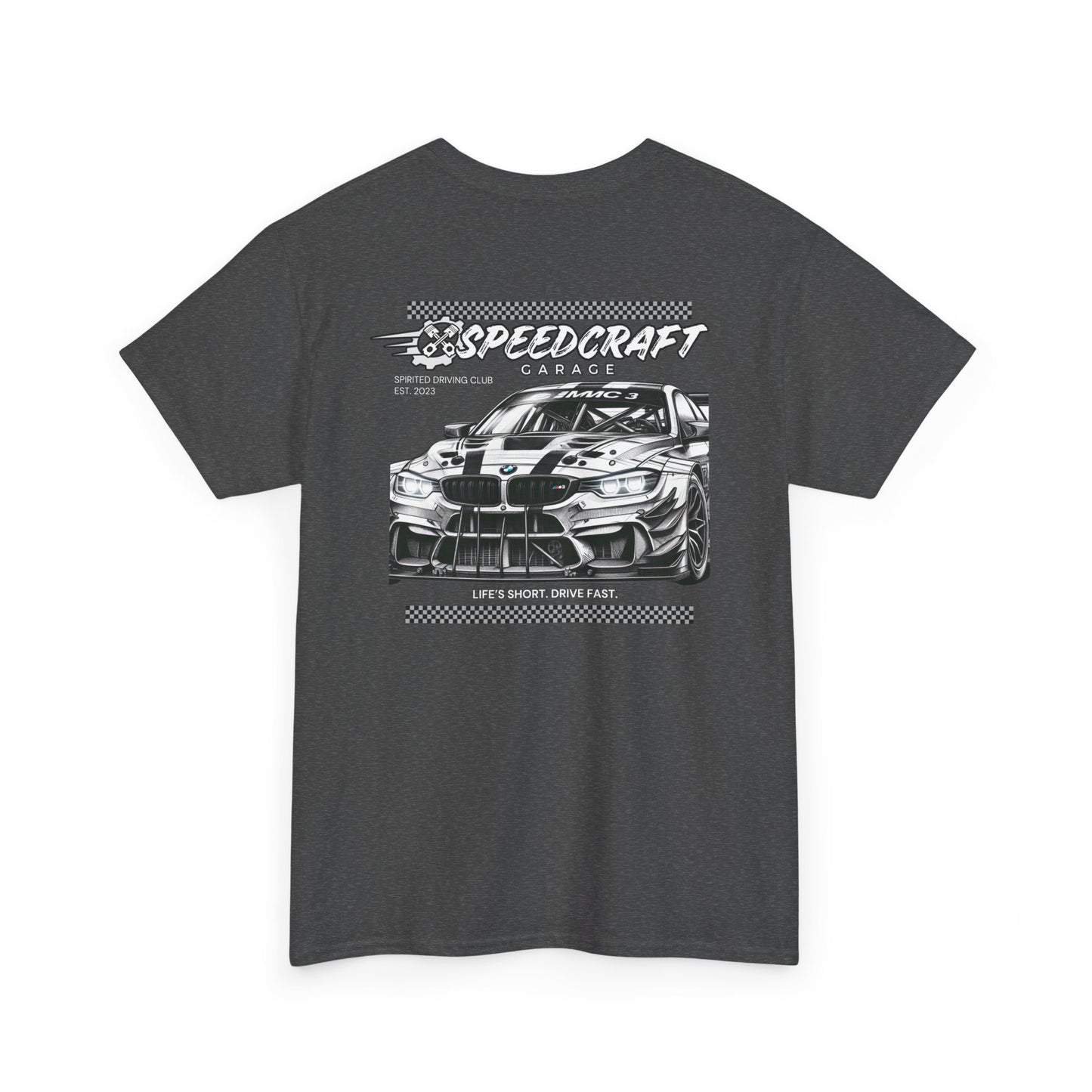 BMW M3 Inspired Racing T-Shirt | Life's Short. Drive Fast.