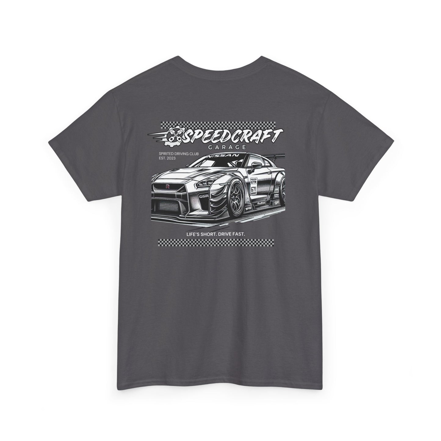 Nissan Skyline GTR Inspired Racing T-Shirt | Life's Short. Drive Fast.
