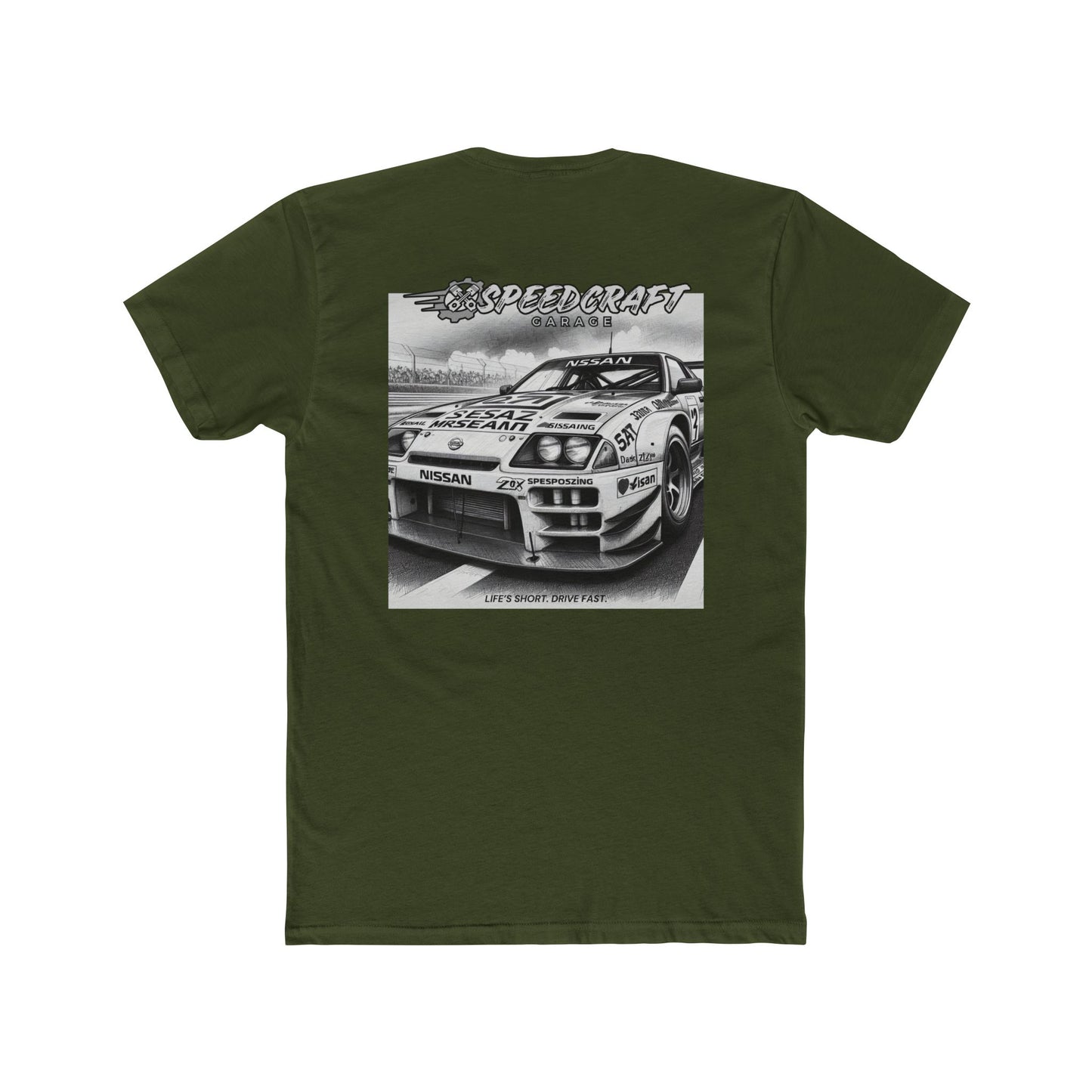 300ZX Inspired Race Car T-Shirt  |  Life's Short Drive Fast!!