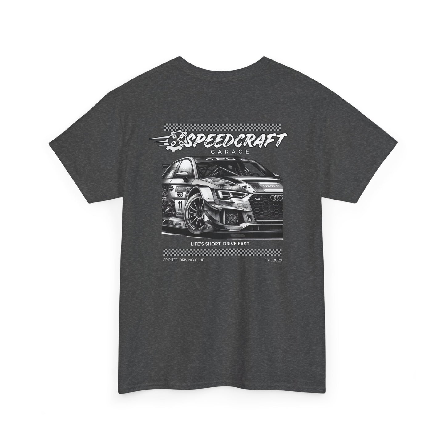 RS3 Racing T-Shirt  |  Life's Short. Drive Fast.