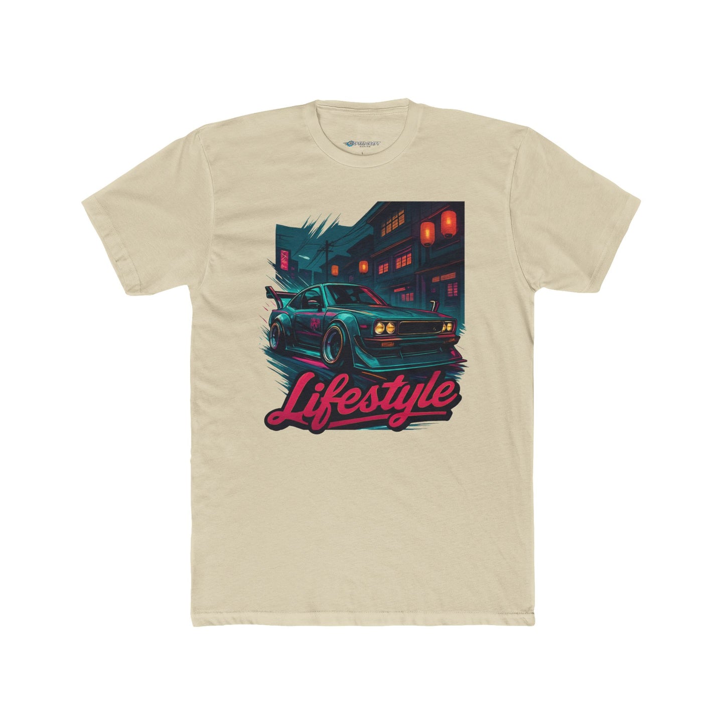 Retro JDM Night Drive T‑Shirt — Bosozoku 'Lifestyle' Neon Car Streetwear Tee
