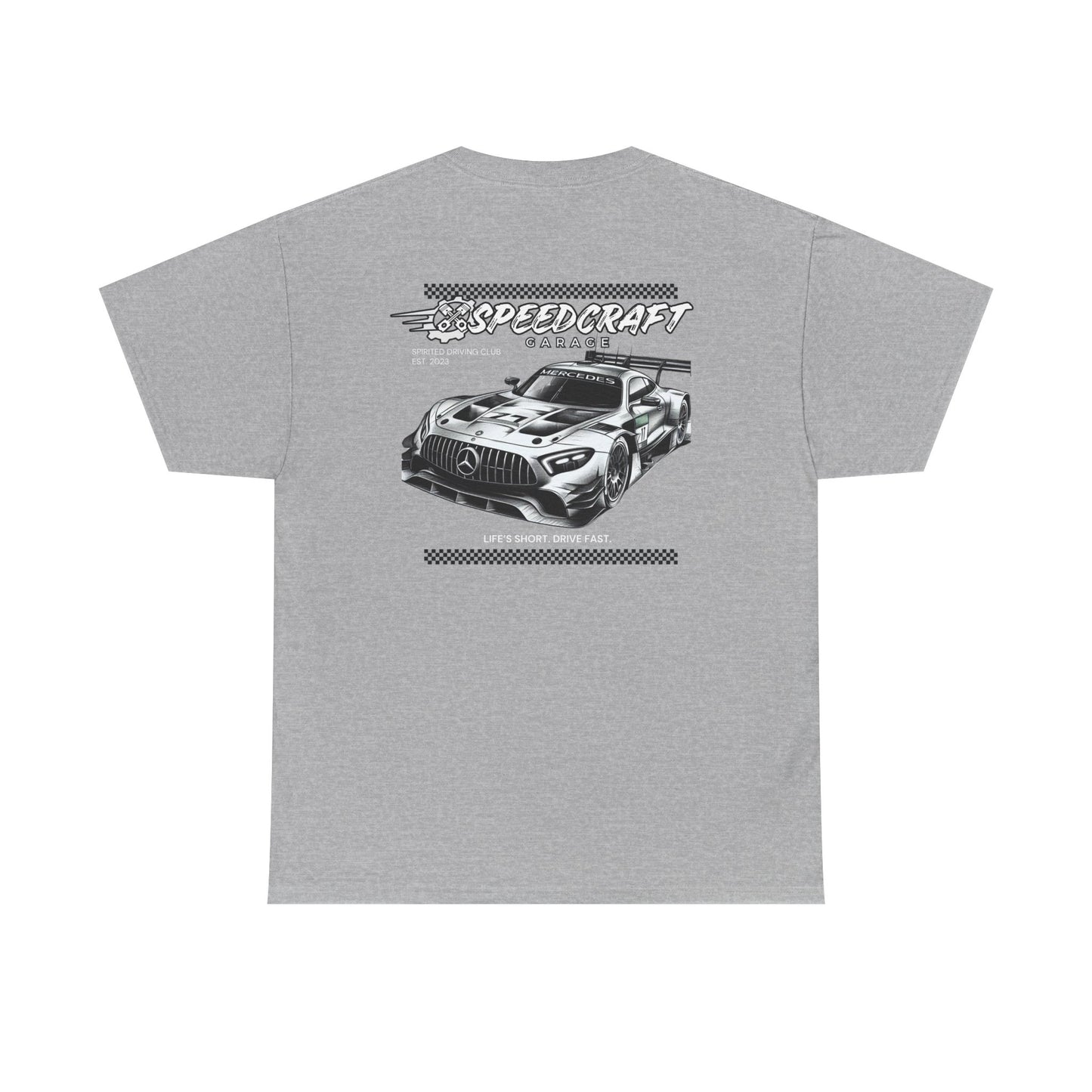 Mercedes AMG Inspired Racing T-Shirt |  Life's Short. Drive Fast.