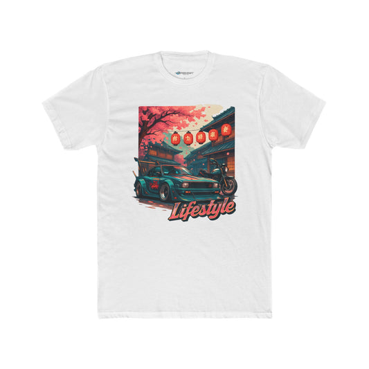 Vintage JDM Bosozoku Nightlife Tee — "Lifestyle" Classic Car Street Scene