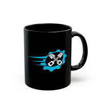 Life's Short. Drive Fast. Speedcraft Garage Black Coffee Mug (11oz)