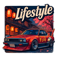 Bosozoku Lifestyle Racing Tee — Retro JDM Car Graphic Shirt
