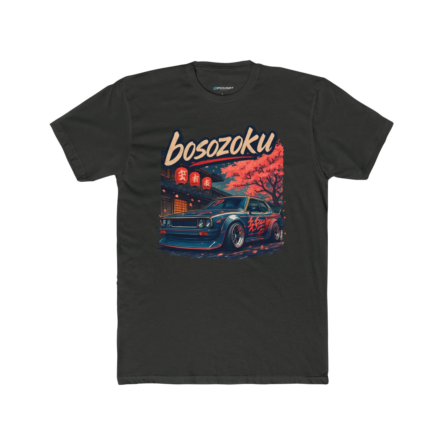Bosozoku Car Tee — Retro Japanese Street Racing Graphic Shirt