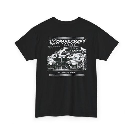 BMW M3 Inspired Racing T-Shirt  |  Life's Short. Drive Fast.