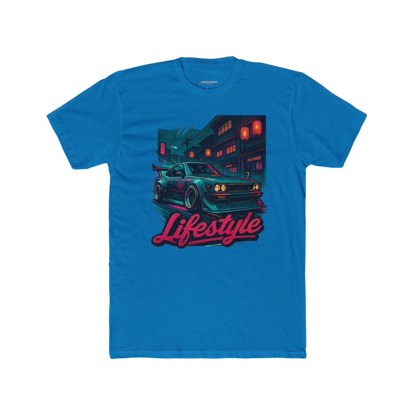 Retro JDM Night Drive T‑Shirt — Bosozoku 'Lifestyle' Neon Car Streetwear Tee