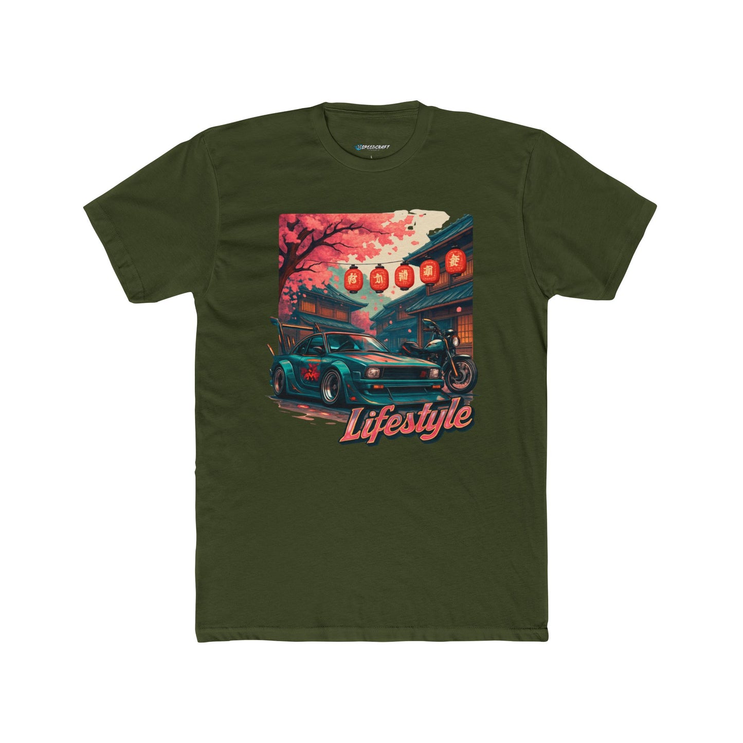 Vintage JDM Bosozoku Nightlife Tee — "Lifestyle" Classic Car Street Scene