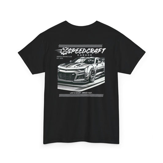 Camaro Racing T-Shirt  |  Life's Short. Drive Fast.