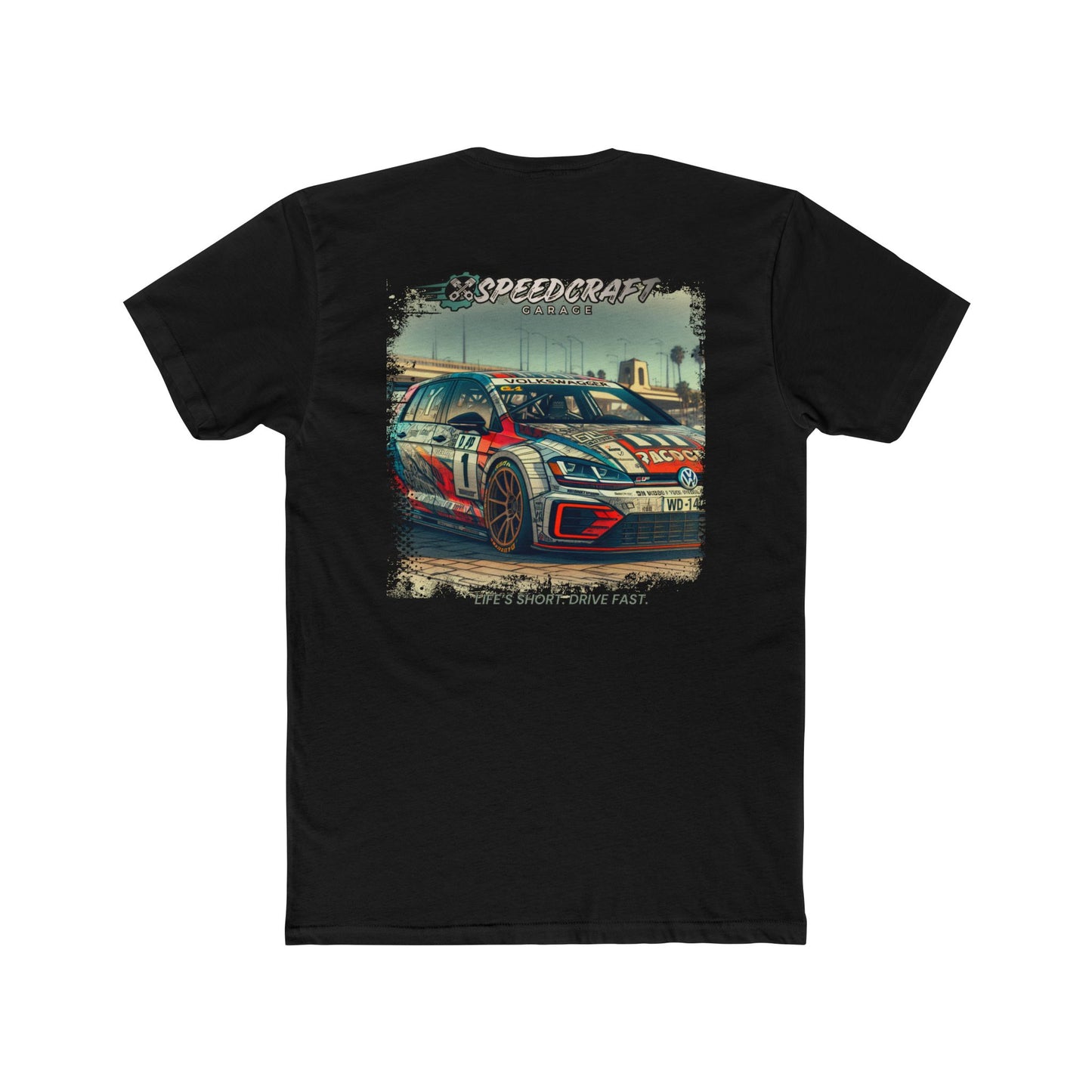 VW Golf R GTi Inspired Racing T-Shirt | Life's Short. Drive Fast.