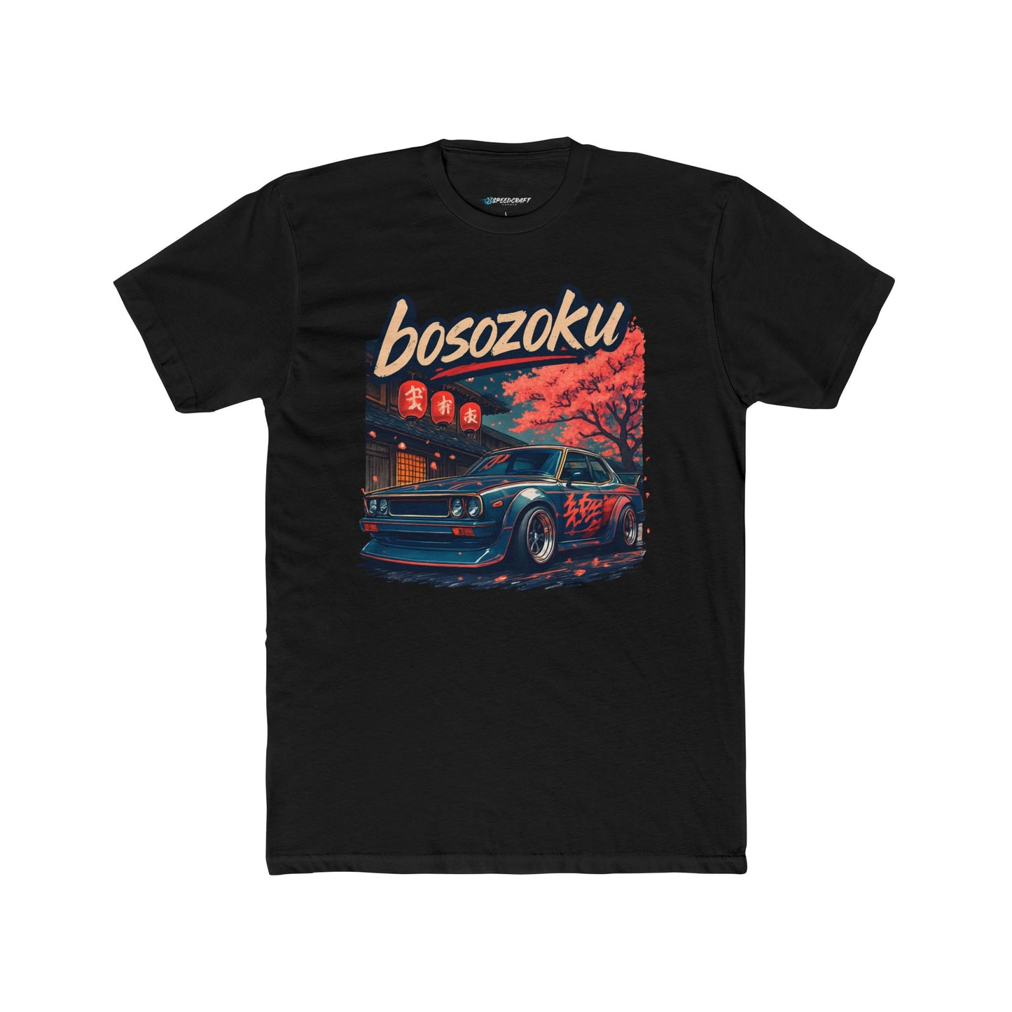 Bosozoku Car Tee — Retro Japanese Street Racing Graphic Shirt